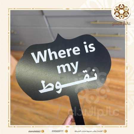 لافتة تصوير  where is the نقوط