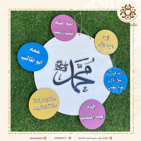 بطاقة تعليمية عن النبي ﷺ
