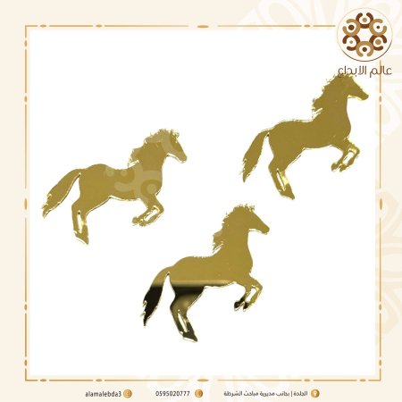 توزيعة شكل حصان اكريلك